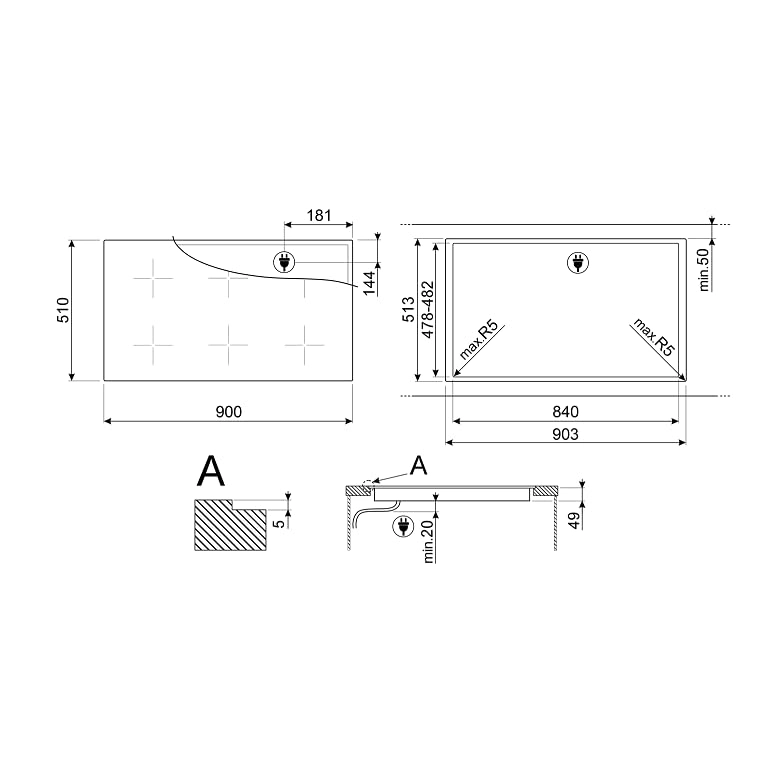 Classica SI1M4954D Induction hob