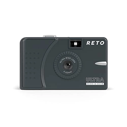 Ultra-Wide & Slim 35mm Film Camera - 22mm Wide Lens Charcoal