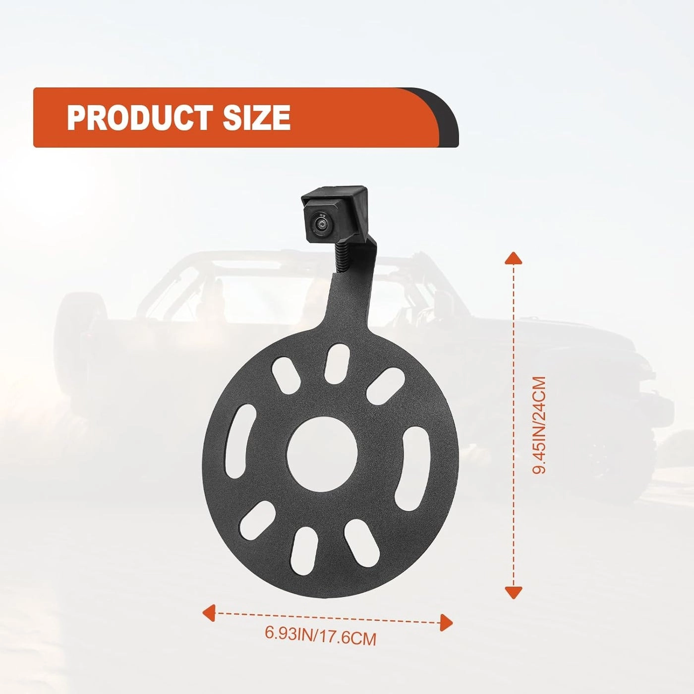 Spare Tire Backup Camera - 972(H) x 504(V) pixels