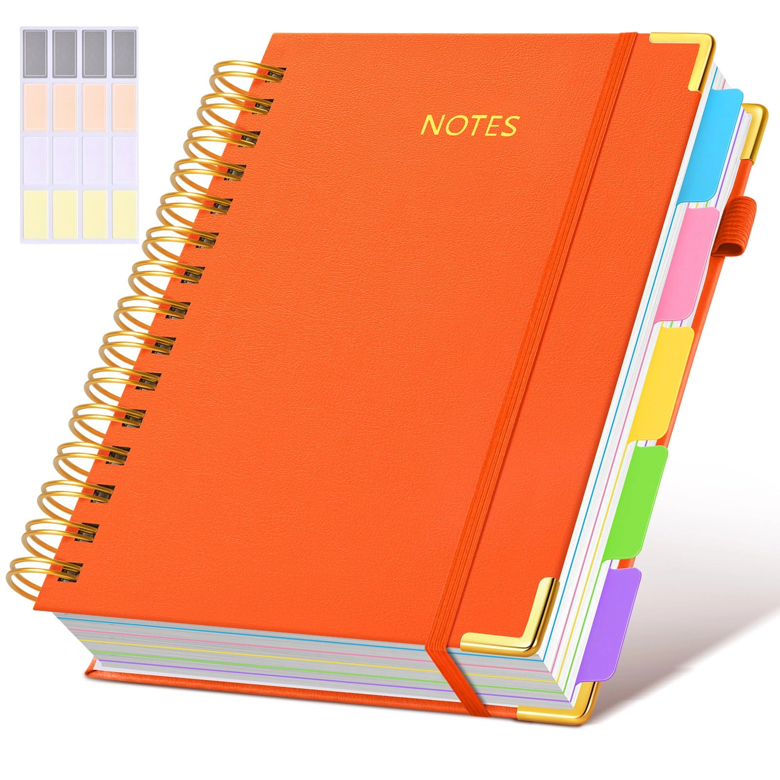 Hardcover Spiral Notebook A5 Spiral - Lined 300 Pages