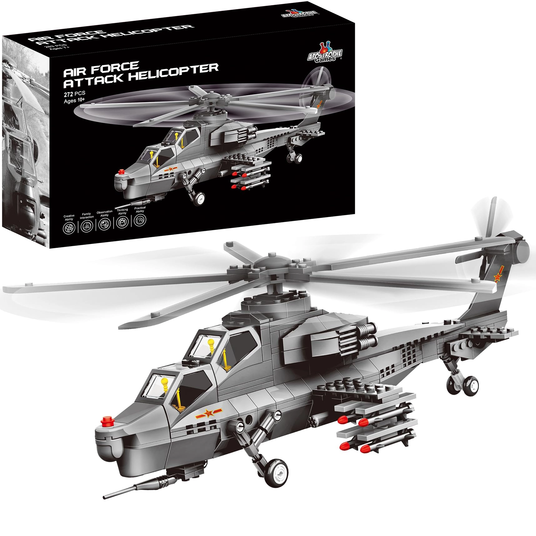 Apostrophe Games Attack Helicopter - 272 pcs
