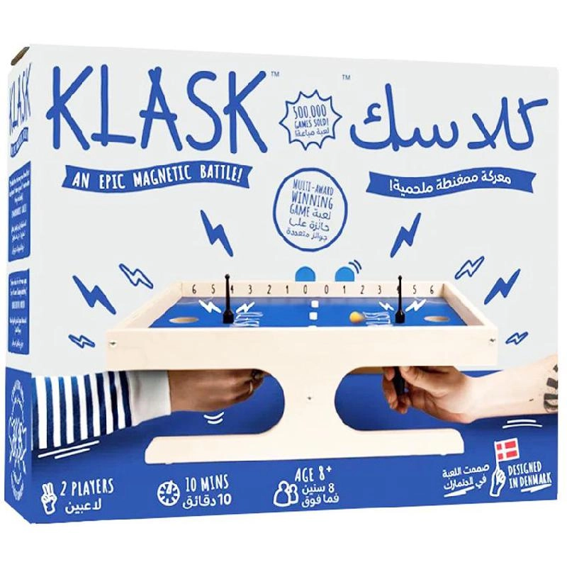 BOARDGAME SPACE Klask 2 - Strategy Game (Arabic/English)