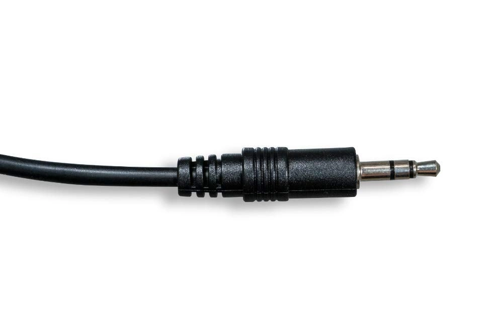 3.5mm Stereo - M/1' 28AWG Black