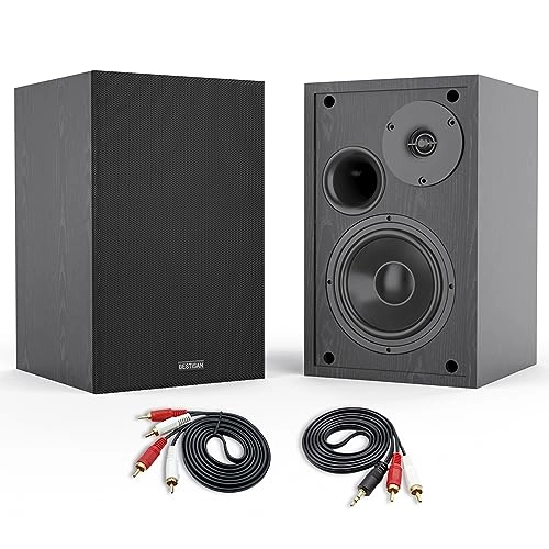 BESTISAN Bookshelf Speakers - 4 Inch 2.0 Bluetooth 5.0