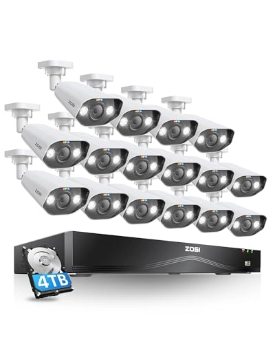 24CH NVR - 4TB HDD + 4K Outdoor IP Camera