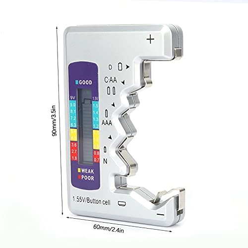 Battery Capacity Detector - 90 x 60mm Button Battery