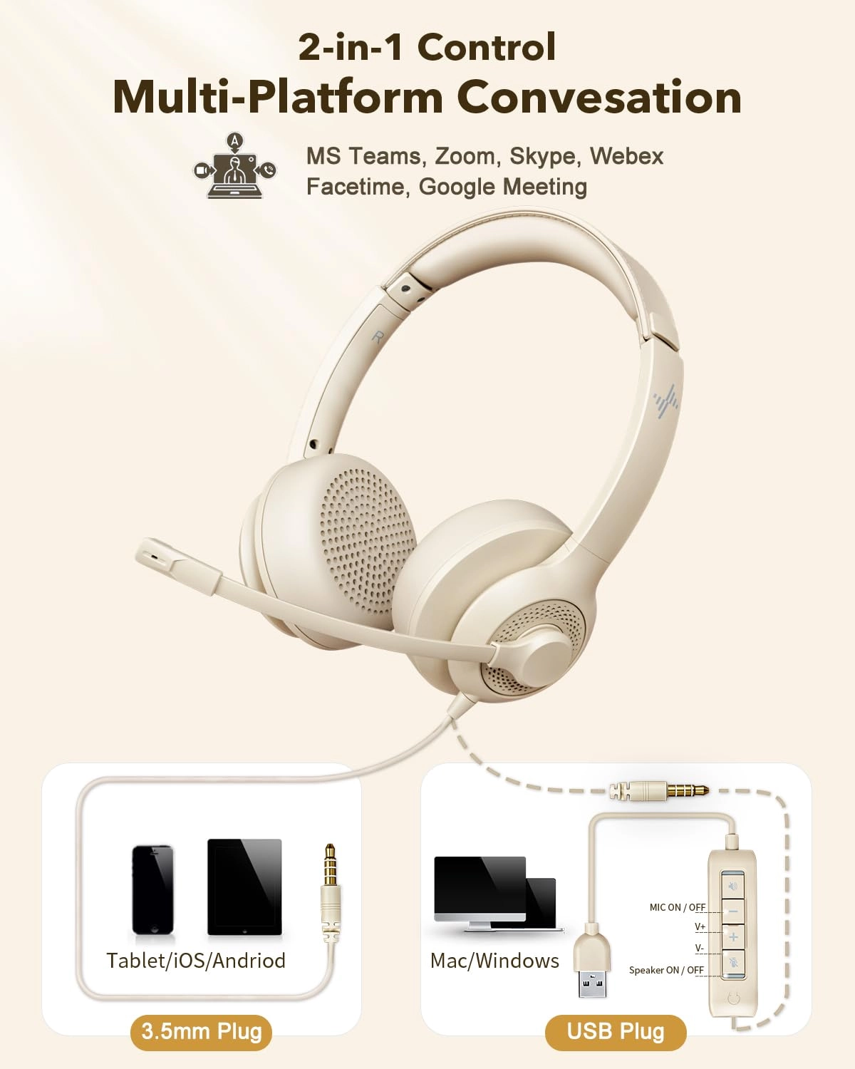 EH01 Wired Headset