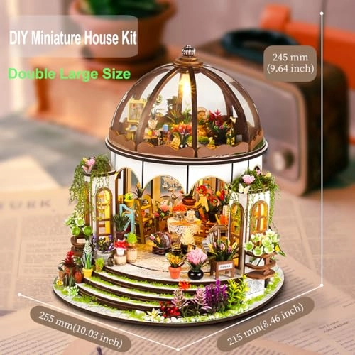 Miniature Wooden Dollhouse Furniture Kit - Creative Room 1:24