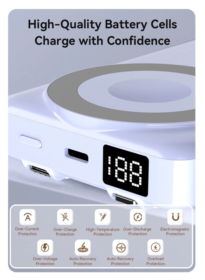 M6 - 10000 mAh 22.5 W Fast charging Wireless charging
