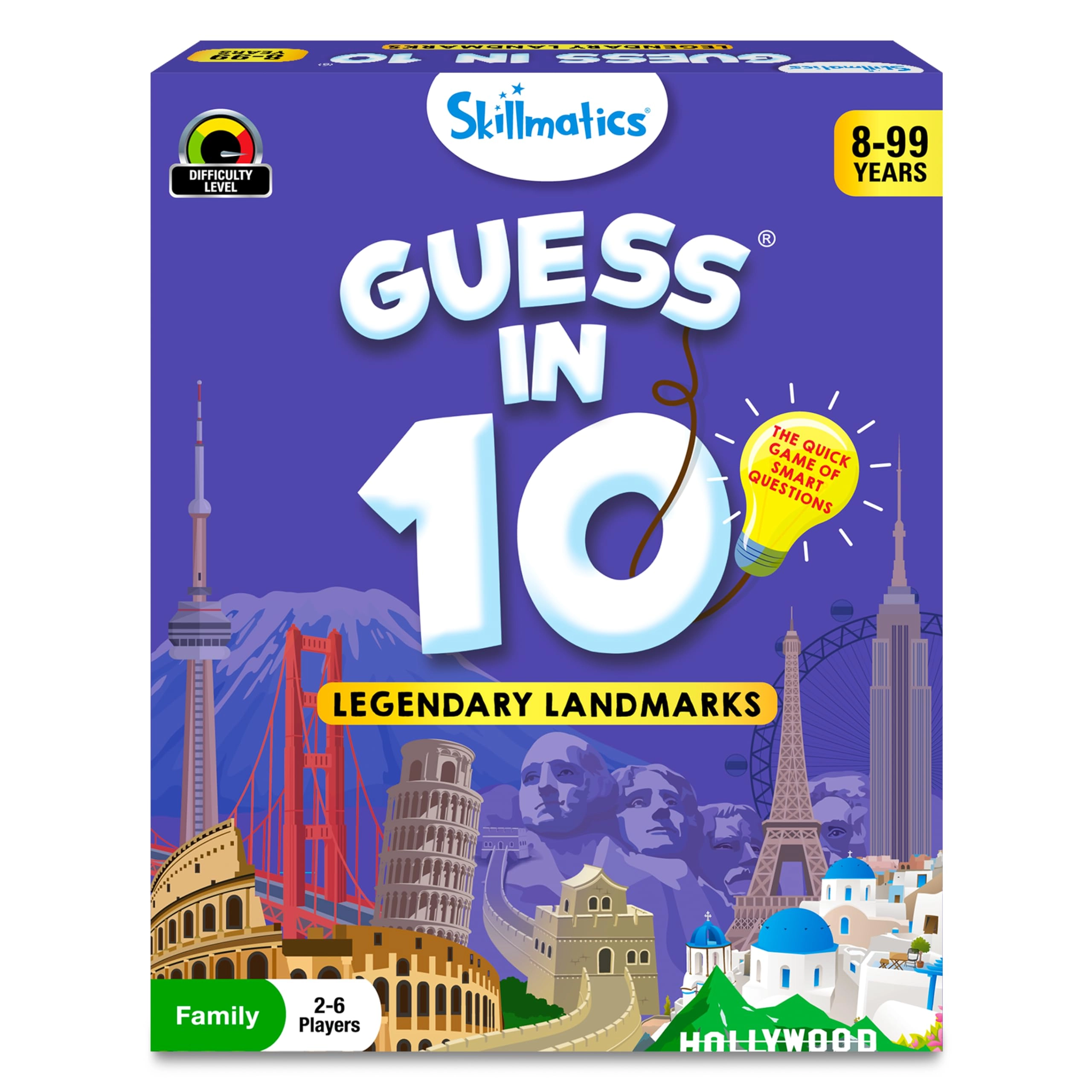 Skillmatics Guess in 10 Legendary Landmarks - Card Game