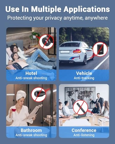 Hidden Camera Detector - 5 Levels Sensitivity 4 Professional Modes