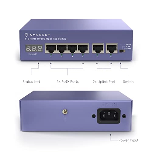 AMPS5E4P-AT-65 - 65 watts 5-Port IEEE 802.3at 1000 Megabits Per Second