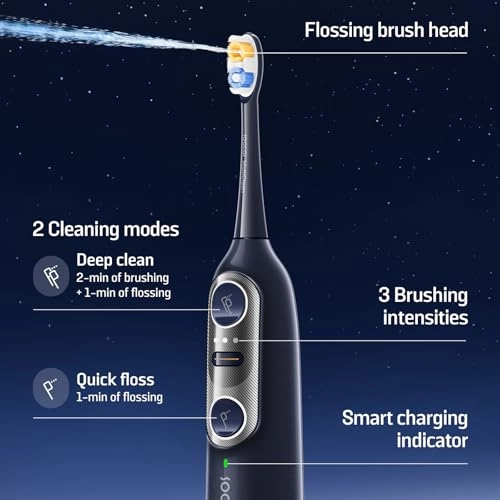 NEOS II - Electric Toothbrush Water Flosser Dark Violet Set
