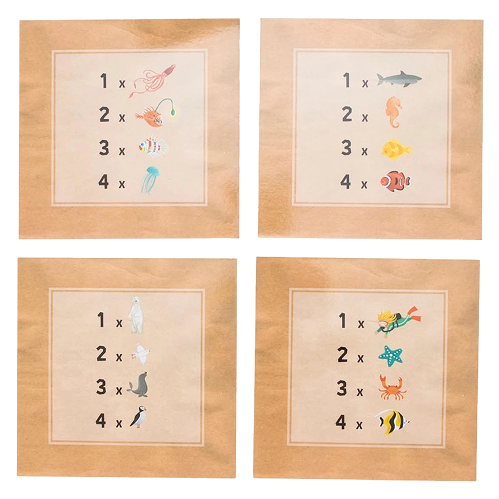 Magic Painting World Ocean - 1+ years 4 pcs