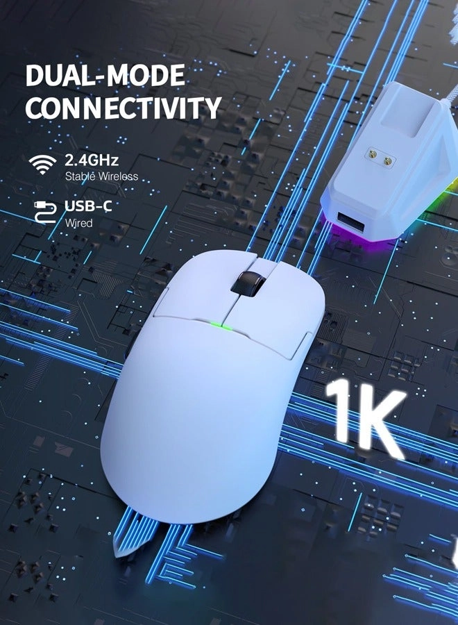 AJ159 PRO Gaming Mouse - 2.4GHz Bluetooth USB