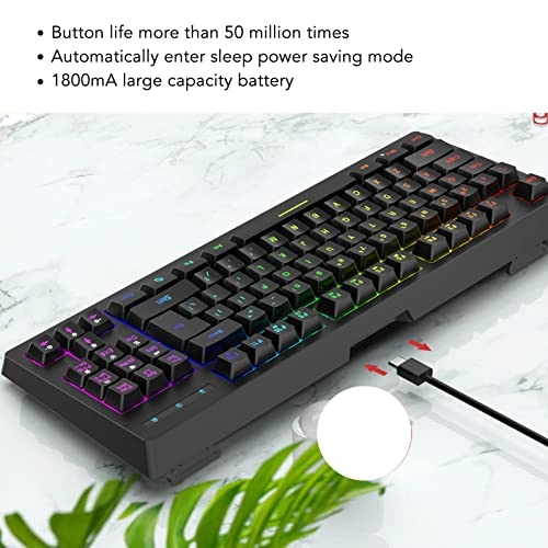 87 Keys Wireless Keyboard - EN Wireless