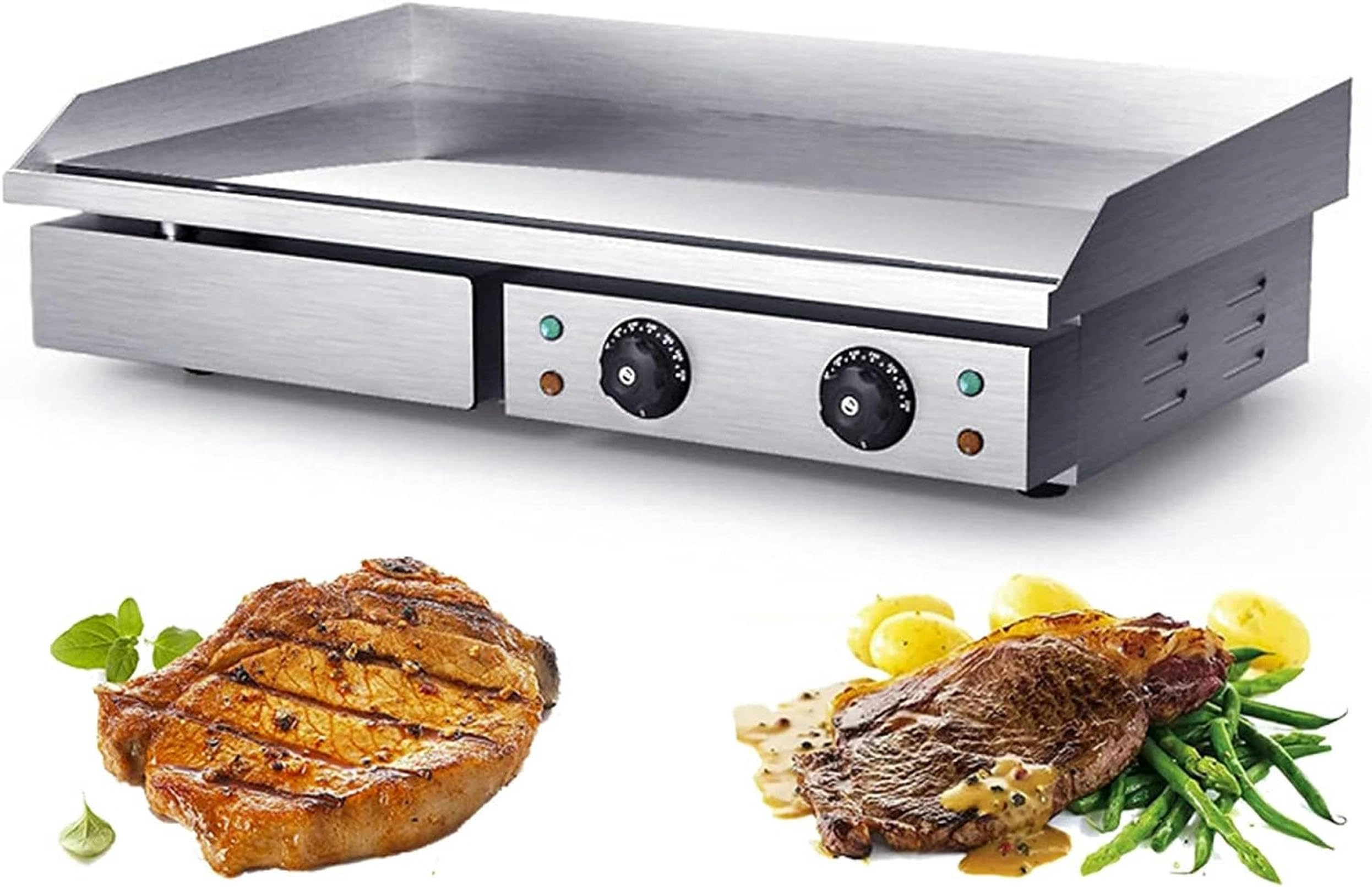 Electric Countertop Griddle - 636*365*9mm/25*14.37*0.35 cm