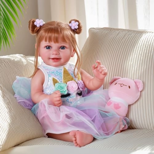 Reborn Baby Doll - 20 Inch Vinyl Drink & Pee Ages 3+