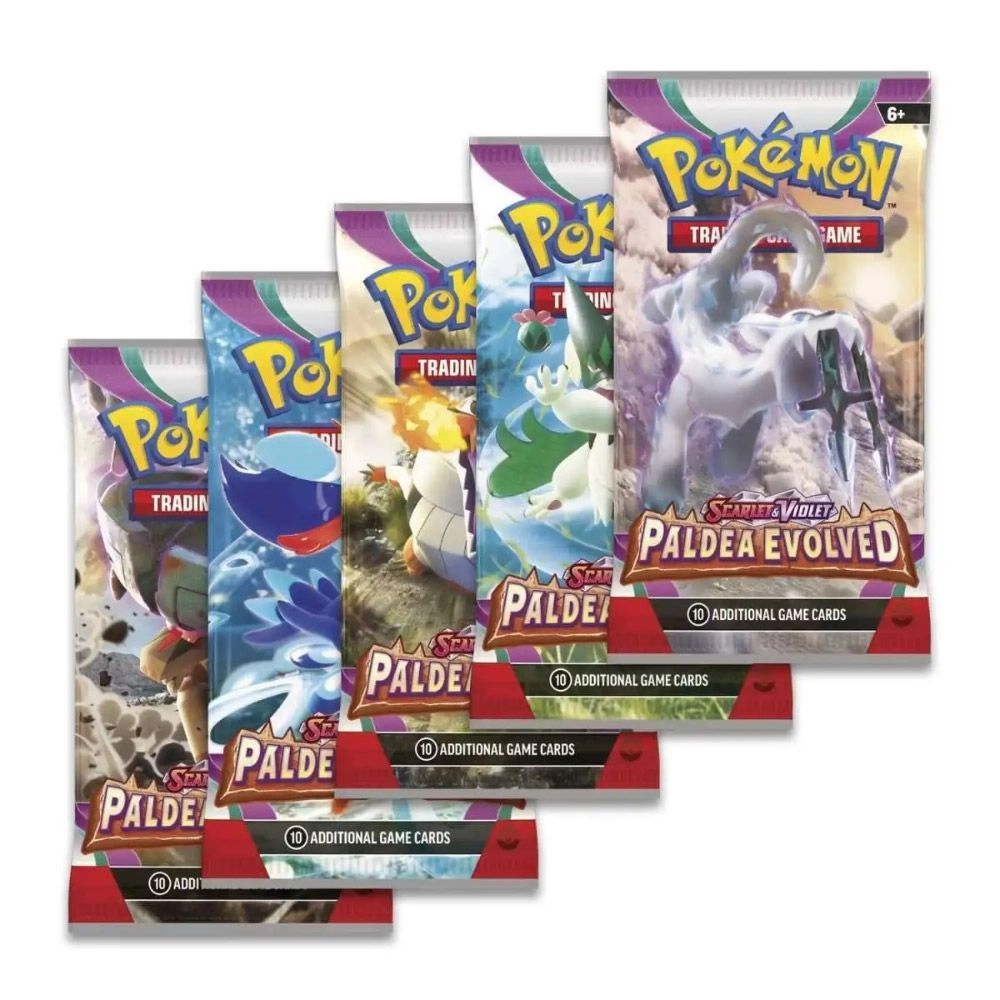 Pokemon Scarlet & Violet Paldea Evolved Booster Pack - 10pcs