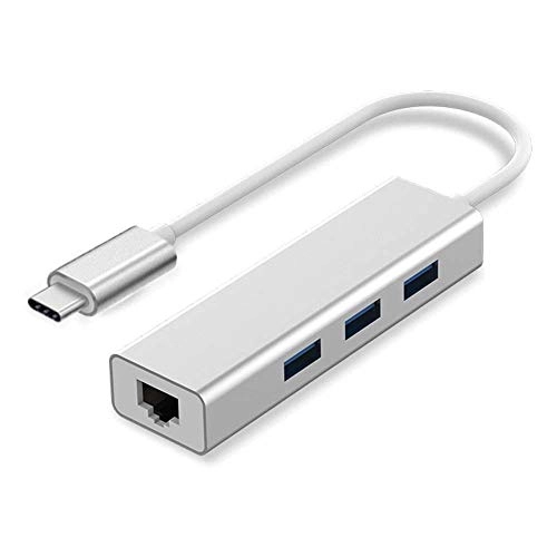 Swiztek Type C to RJ45 Ethernet LAN Adapter - 3 x USB 3.0 1000M