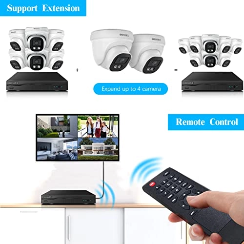 Outdoor Home Security Camera System 4K