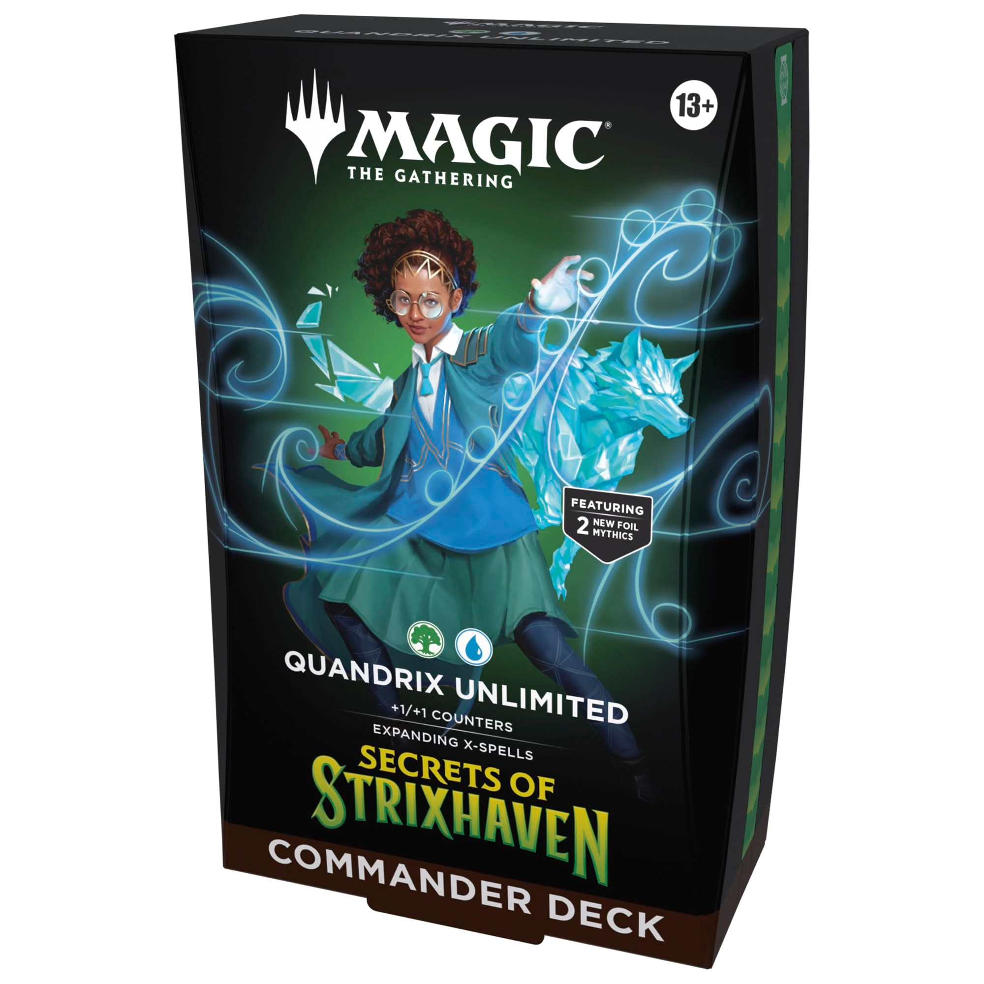 Wizards of the Coast Magic: The Gathering Secrets of Strixhaven - Quandrix Unlimited - Commander Deck 100 cards