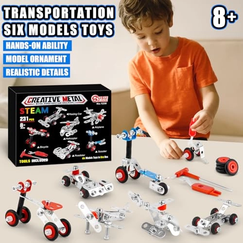 Erector Set Metal Transportation Toys - 6 231 pcs