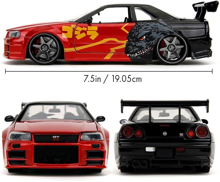 Godzilla 2002 Nissan Skyline GT-R - 1:24