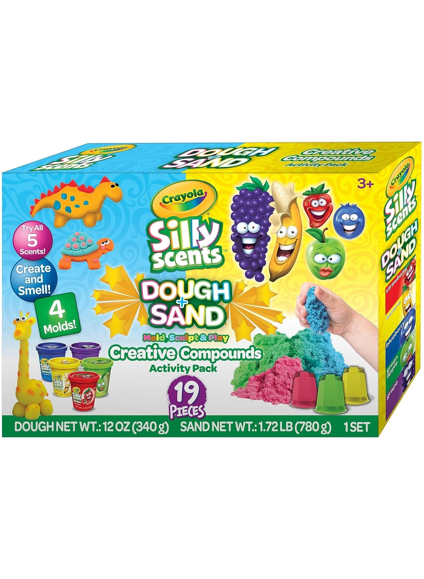 Crayola Silly Scents Crazy Mould & Craft Set - 6 colors 3+ years