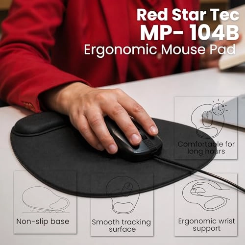 Wired Mouse - USB + Mouse Pad