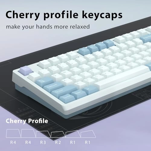 Arctic PBT Double Shot Keycap Set - Wired