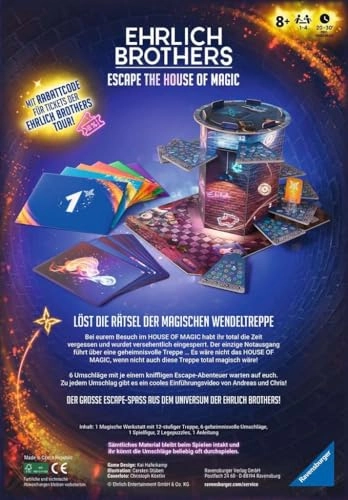 Ehrlich Brothers Escape the House of Magic: Löst die Rätsel der magischen Wendeltreppe (German)