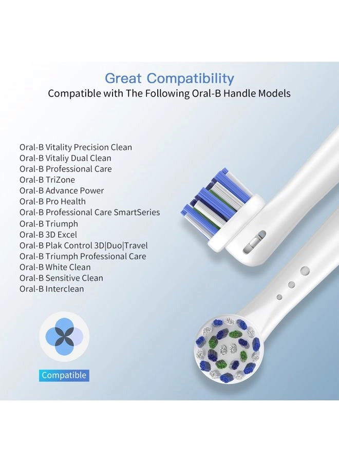 Precision Clean Brush Heads - 8 Pack Compatible with 7000Pro 10009600 500030008000