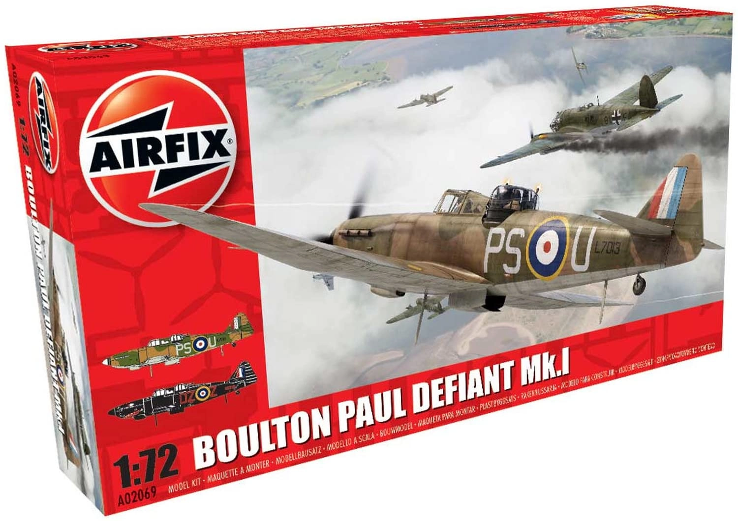 Hornby Hobbies Boulton Paul Defiant Mk.I Model Kit (A02069) - 1:72