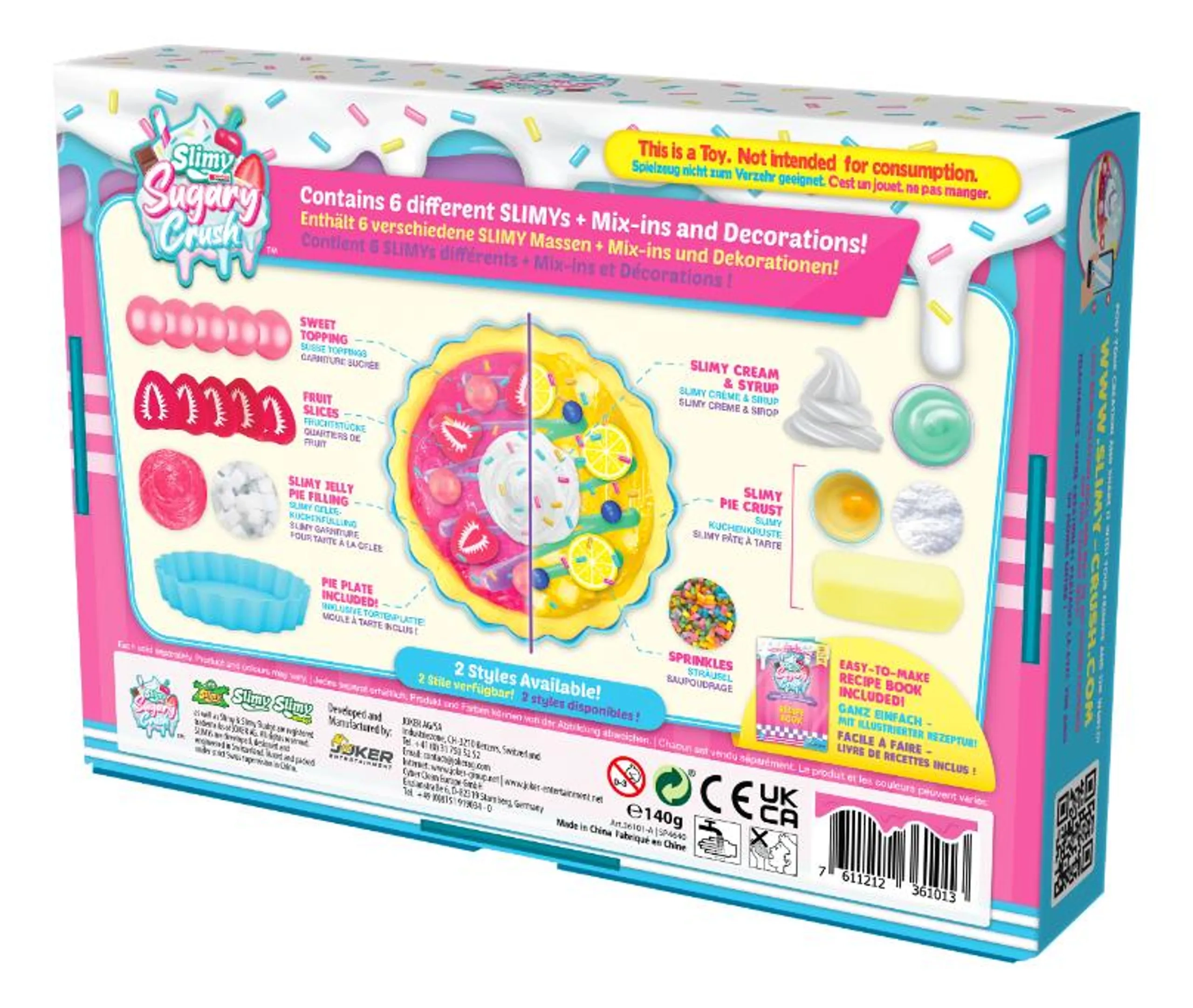 Sugary Crush DIY ASMR Bakery Series 1 Jellie Pie Maker Set - 7+ years