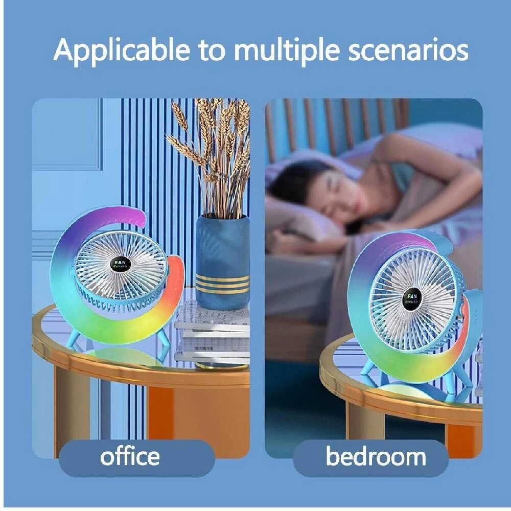 Multifunctional Colorful Fan - Desktop