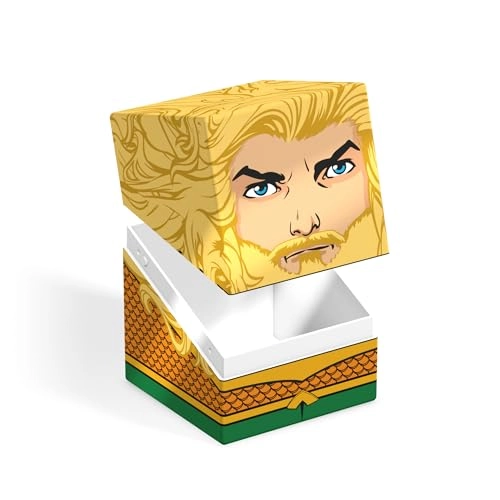 Aquaman - DC JUSTICE LEAGUE - Squaroes - Deck box holds up to 100 double-sleeved / 120 single-sleeved - Made in Germany