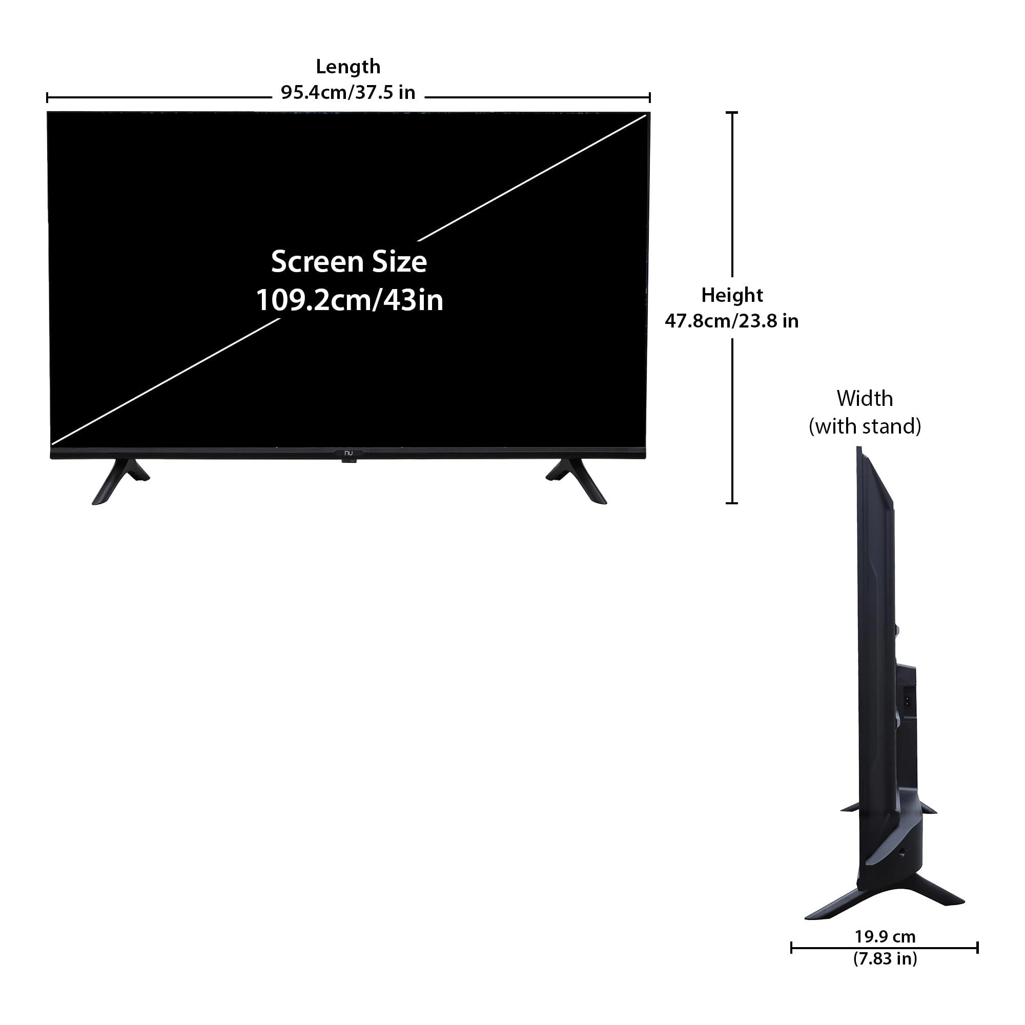 43FHD - 43 inches