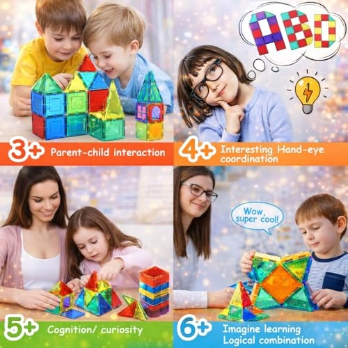 Magnetic Blocks - 100 pcs