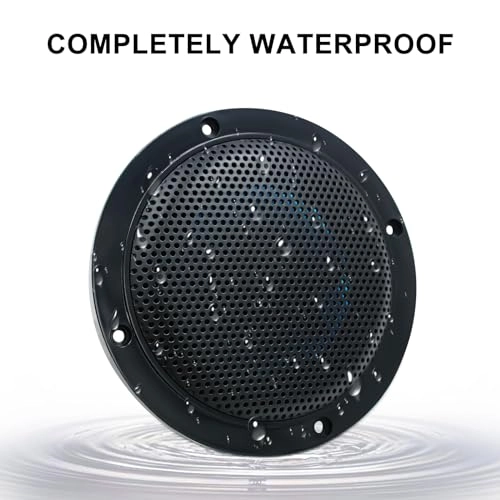 Marine Ceiling Flush Wall Mount Speakers - 4 Inches 160Watts