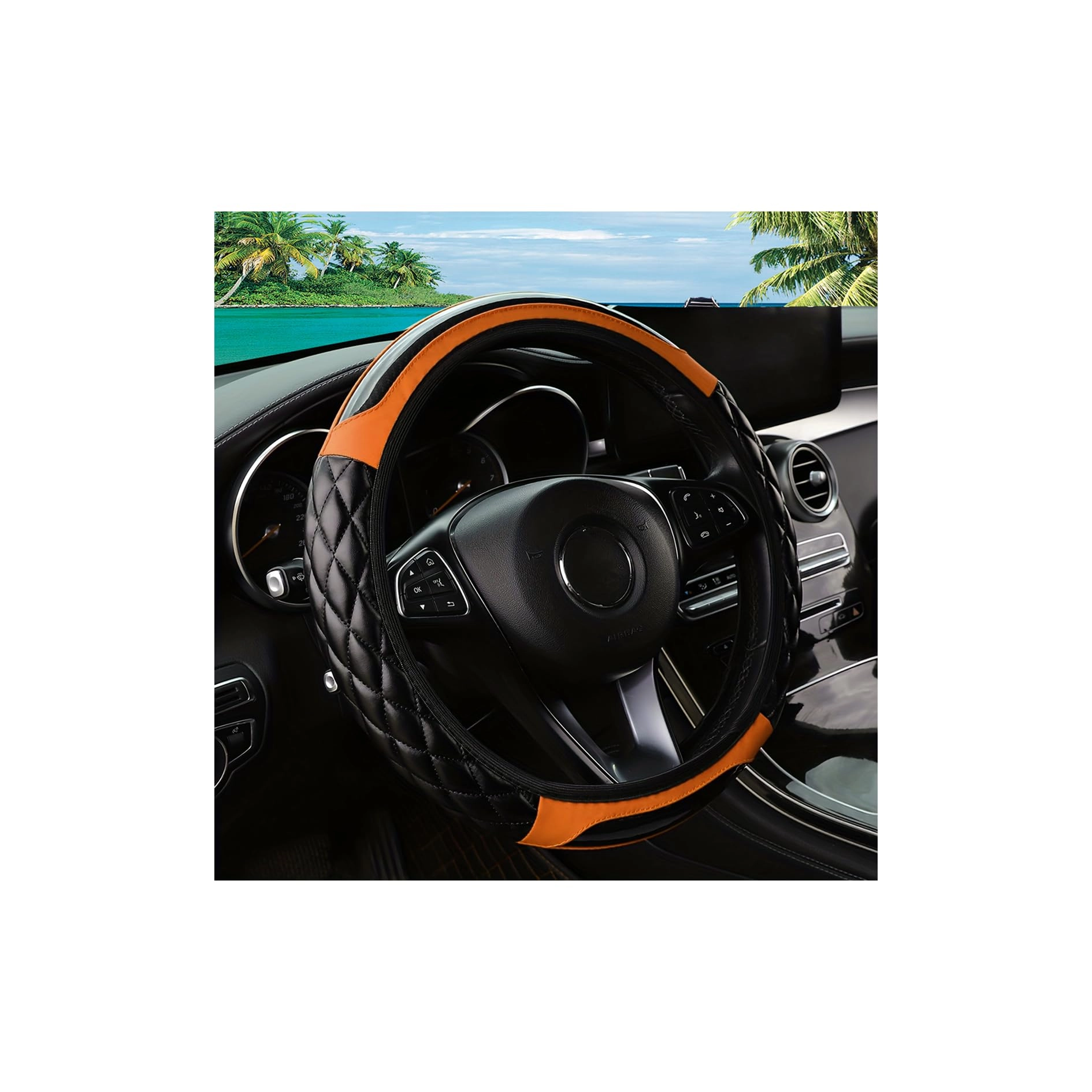 Car Steering Wheel Cover