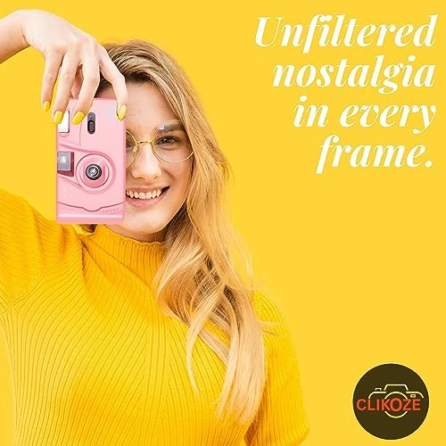 M35 - Reusable + 35mm film - 36 exposures + Tips Card - Bonus Postcard