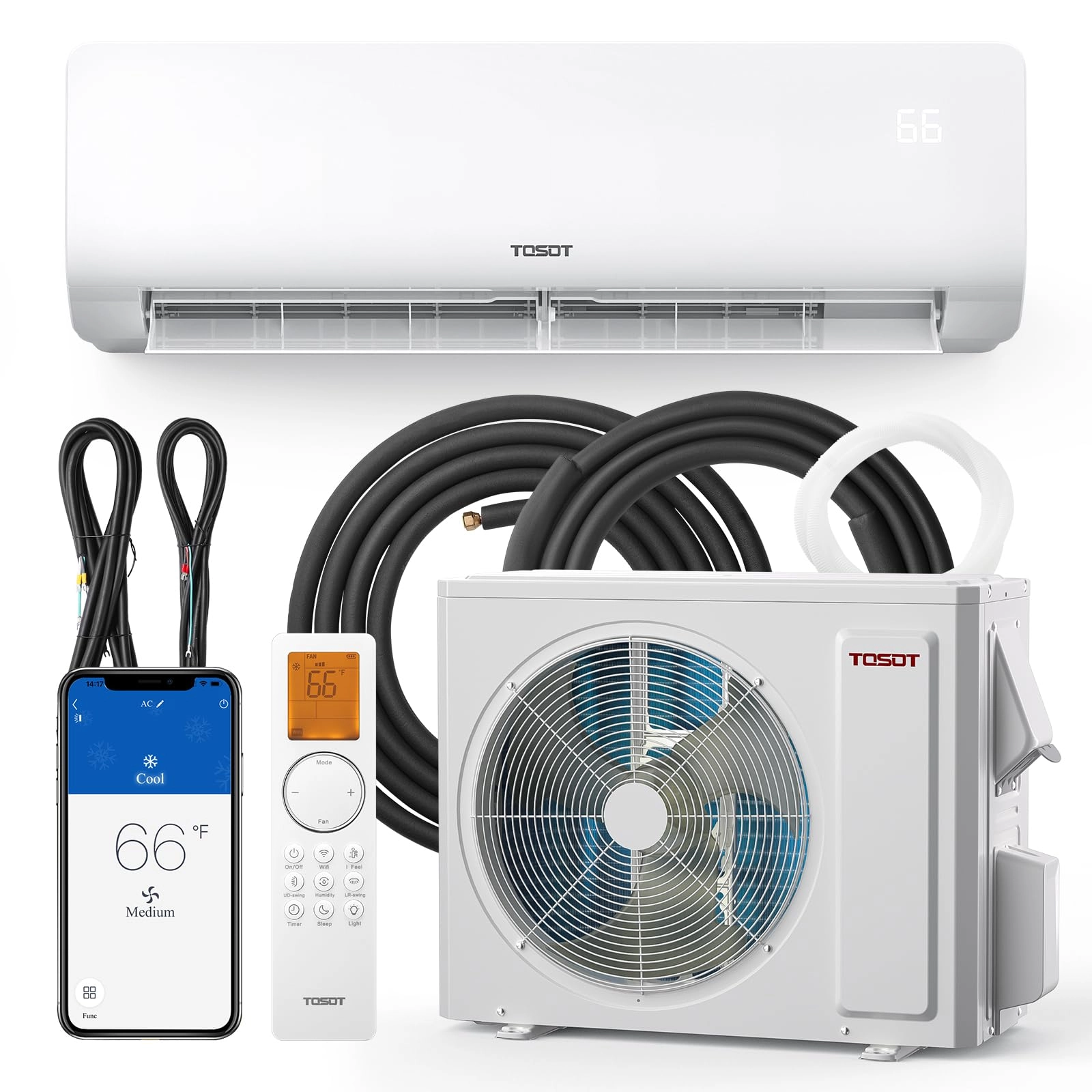 TOSOT Mini-Split Air Conditioner - Wi-Fi 1450W