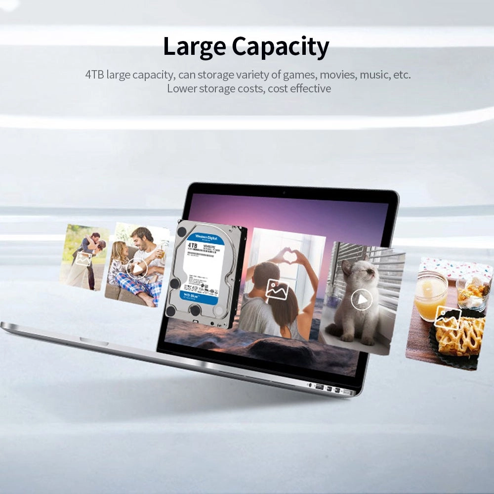 Blue 3.5" 7200rpm 64MB SATA 6Gb/s (WD40EZRZ) - 4TB