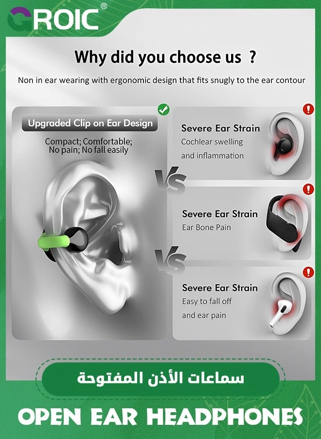 Clip-on Wireless Earbuds