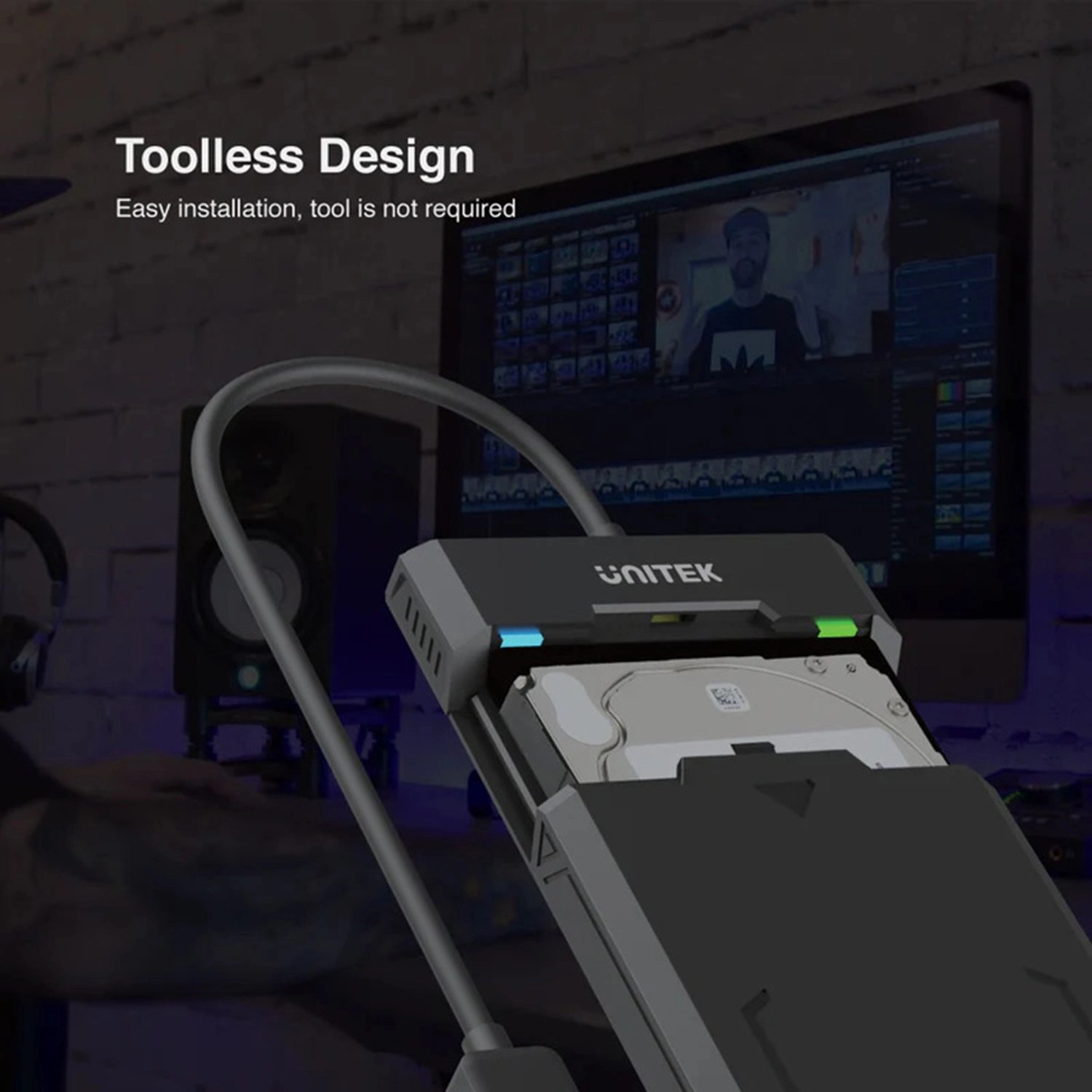 DiskGuard Raiden - 2.5" SATA III USB 3.0 5Gbps Tool-free