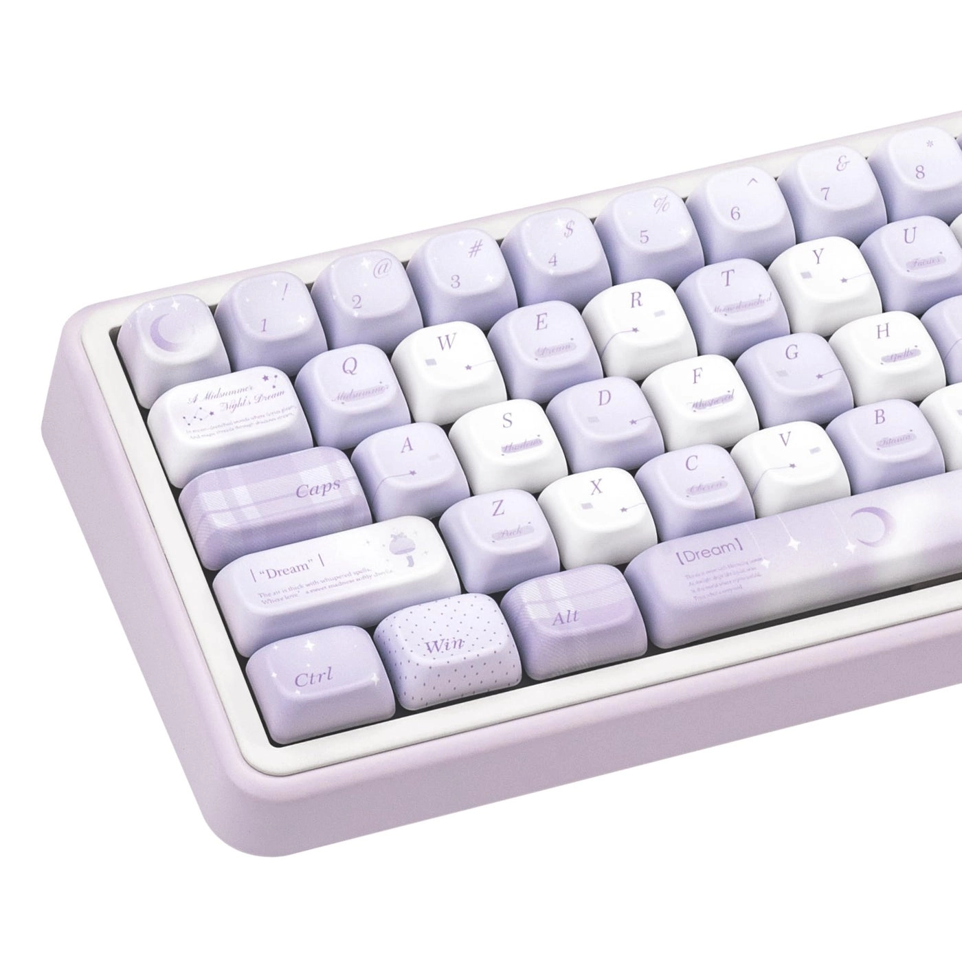 COOMICKEY Dreamy Purple PBT Keycaps