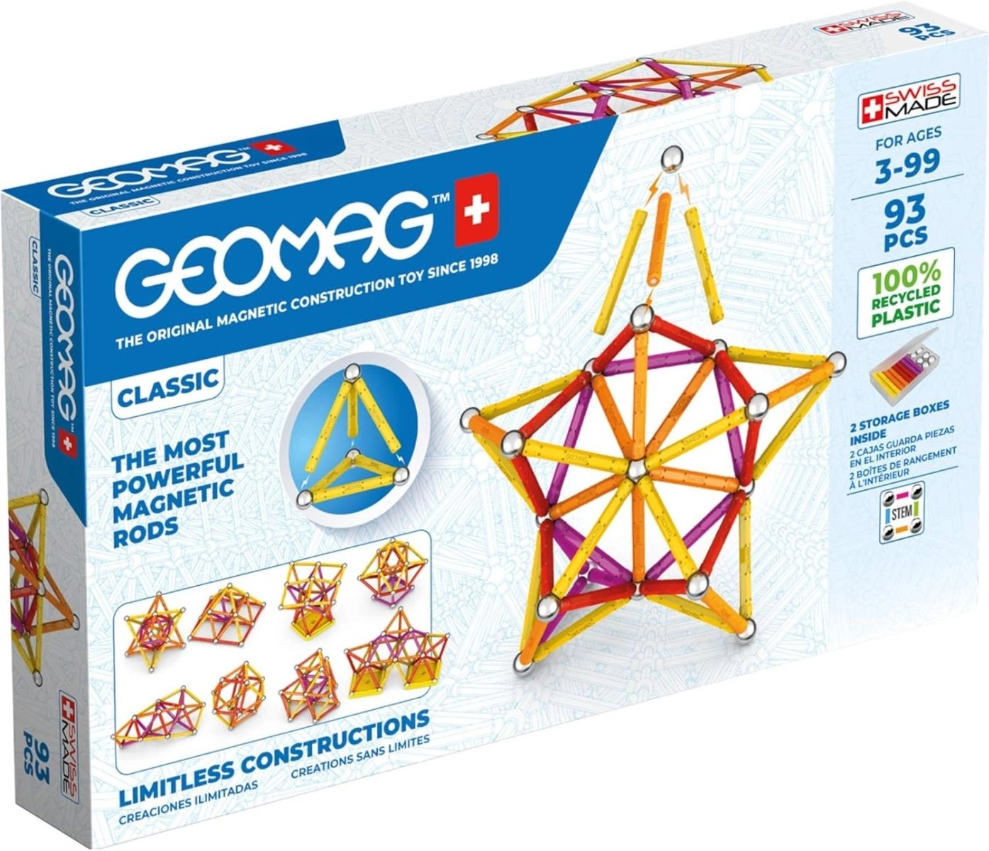 Geomag Classic Recycled - 93 pcs