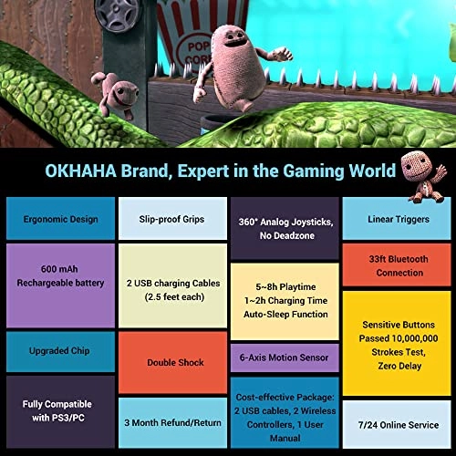 Controller - Black + Red PS3 Pack