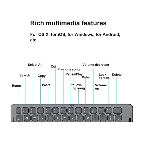Foldable Bluetooth Keyboard